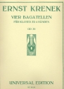 4 Bagatellen op.70 fr Klavier zu 4 Hnden