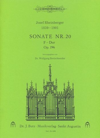 Sonate F-Dur Nr.20 op.196 fr Orgel