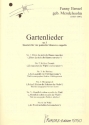 Gartenlieder op.3 fr gem Chor a cappella Singpartitur