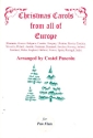Christmas Carols from all of Europe for flute ensemble score and parts