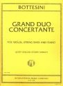 Grand Duo concertant for violin, string bass and piano