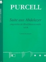 Suite aus Abdelazer fr Blockfltenensemble (SATB) Partitur und Stimmen