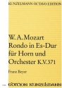 Rondo Es-Dur KV371 fr Horn und Orchester Partitur