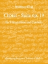 Choral-Suite op.19 fr 3 Blockflten und Cembalo