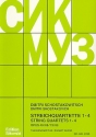 Streichquartette Nr.1-4  Studienpartitur