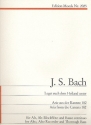 Leget euch dem Heiland unter Arie aus BWV182 fr Alt, Altblockflte, Cembalo (Klavier) und Violoncello ad lib.