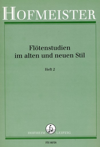 Fltenstudien im alten und neuen Stil Band 2 fr Flte