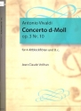 Concerto d-Moll op.3,10 für 4 Altblockflöten und Bc