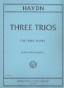 3  Trios for 3 flutes parts