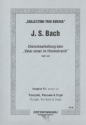 Choralbearbeitung ber Vater unser im Himmelreich BWV862 fr Trompete, Posaune und Orgel