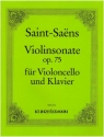 Sonate op.75 fr Violine und Klavier fr Violoncello und Klavier