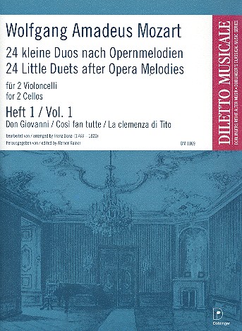 24 kleine Duos nach Opernmelodien Band 1 fr 2 Violoncelli
