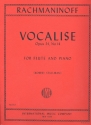 Vocalise op.34,14 for flute and piano