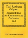 Konzert B-Dur op.1 fr Klarinette und Orchester fr Klarinette und Klavier
