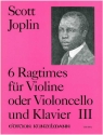 6 Ragtimes Band 3 fr Violine (Violoncello) und Klavier