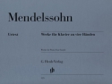 Werke fr Klavier zu 4 Hnden  