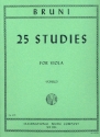 25 Studies for viola solo