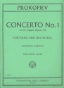 Concerto d flat major no.1 op.10 for piano and orchestra for 2 pianos