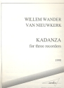 Kadenza for 3 recorders (ATB) 3 scores