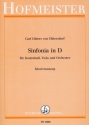 Sinfonia concertante D-Dur fr Viola Kontraba und Orchester fr Viola, Kontraba und Klavier