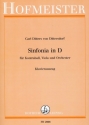 Sinfonia concertante D-Dur fr Viola Kontraba und Orchester fr Viola, Kontraba und Klavier