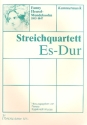 Streichquartett Es-Dur fr 2 Violinen, Viola, Violoncello Partitur