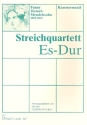 Streichquartett Es-Dur fr 2 Violinen, Viola und Violoncello Stimmen