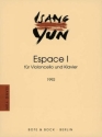 Espace 1 für Violoncello und Klavier