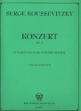 Konzert fis-Moll op.3 fr Kontrabass und Orchester (ohne Harfe, mit Pauke und Trompete) Studienpartitur Din A4