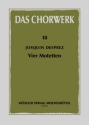 4 Motetten zu 4 und 6 Stimmen