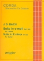 Suite e-Moll BWV996 fr Gitarre