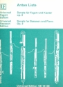 Sonate op.3 fr Fagott und Klavier