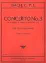 Concerto A major no.3 for cello, strings and bc for cello and piano