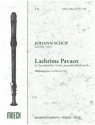 Lachrime Pavaen für Tenorblockflöte (Violine, Sopranblockflöte) und Bc