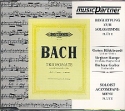 Triosonate BWV1079,8 für Flöte, Violine und Bc CD: Orchester-Begleitung zur Solostimme Flöte Solostimme (Flöte)