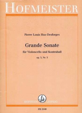 Grande Sonate op.3,3  fr Violoncello und Kontrabass