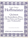 Quintett fr Bassetthorn, Flte, Oboe, Viola und Fagott (Violoncello) Partitur und Stimmen