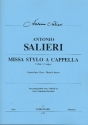 Missa stylo a cappella C-Dur fr gem Chor a cappella Partitur