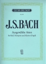Ausgewhlte Arien fr Ba, Trompete und Klavier (Orgel)