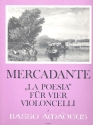 La poesia fr 4 Violoncelli Partitur und Stimmen