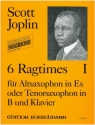 6 Ragtimes fr Altsaxophon in Es oder Tenorsaxophon in B und Klavier