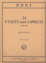 24 Etudes and Caprices op.35 for violin