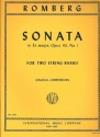 Sonata op.3,1 for 2 string basses