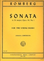 Sonata op.3,1 for 2 string basses