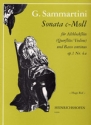 Sonate c-Moll op.1,4a fr Altflte (Flte/Violine) und Bc