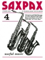 Saxpax no.4 3 saxophones/piano American folk songs