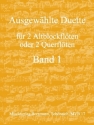 Ausgewhlte Duette Band 1 fr 2 Altblockflten (Flten)