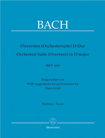 Ouverture D-Dur BWV1069 fr Orchester Partitur