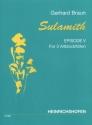 Sulamith aus dem Hohen Lied Salomonis Episode 5 fr 3 Altblockflten