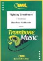Fighting Trombones 4 trombones score and parts